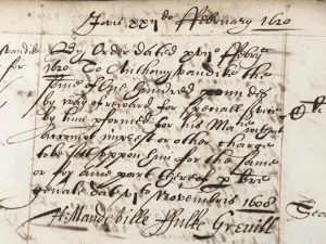 £100 for special service (22 February 1621)