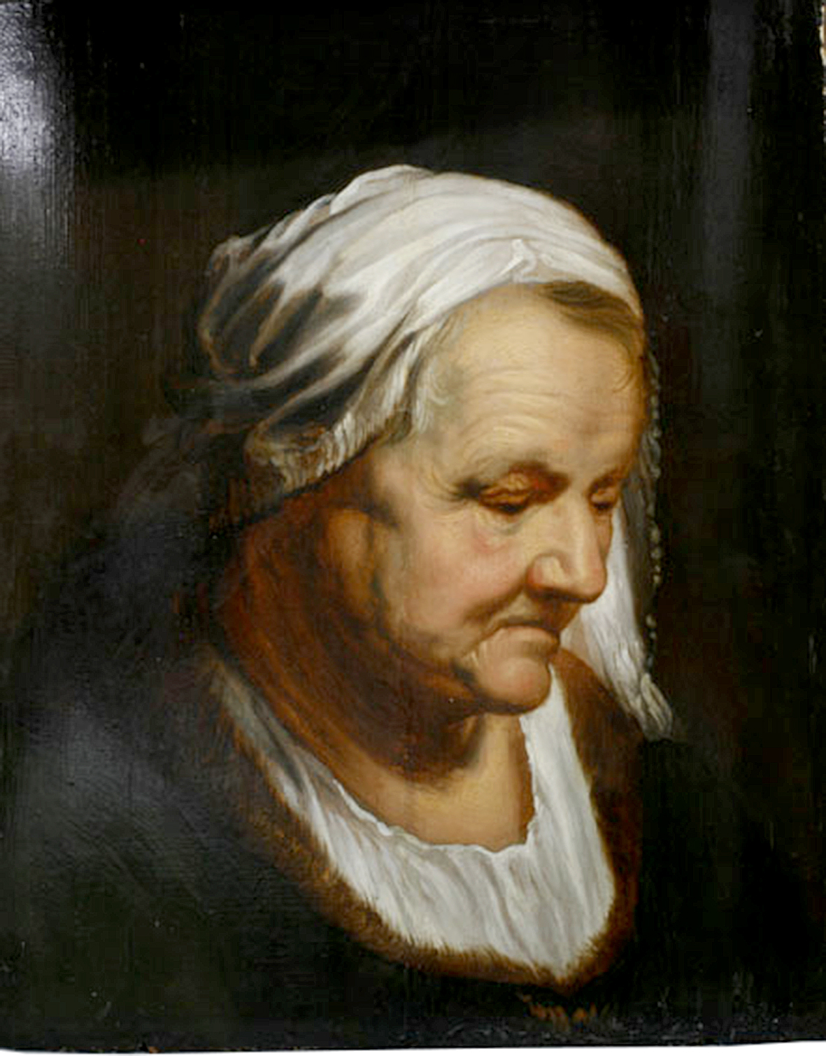 Study Head of an Old Woman