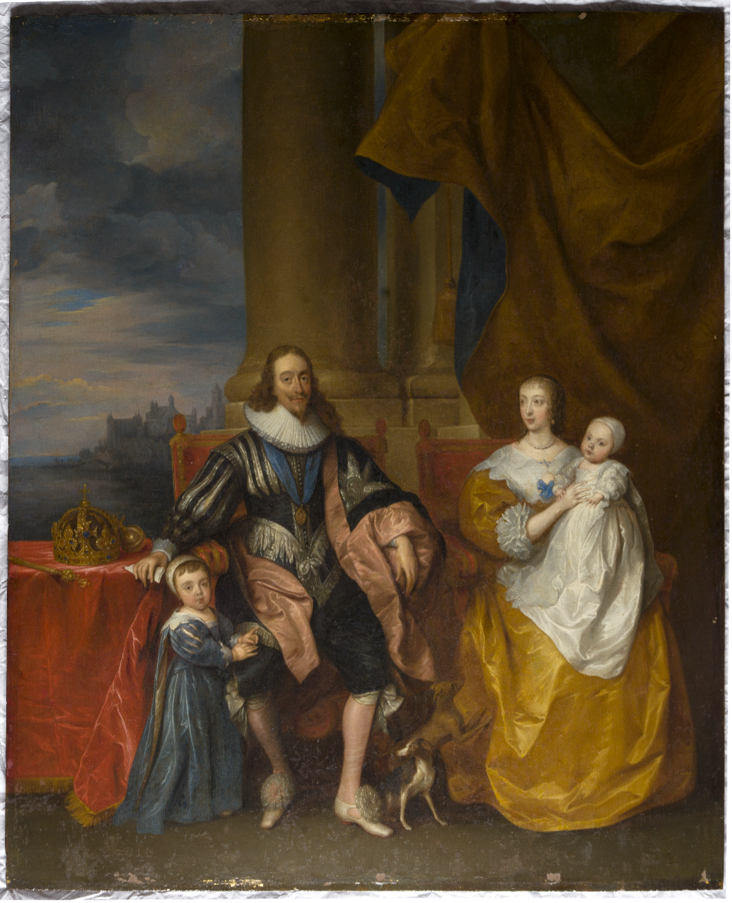 Charles I, Henrietta Maria and their Two Eldest Children